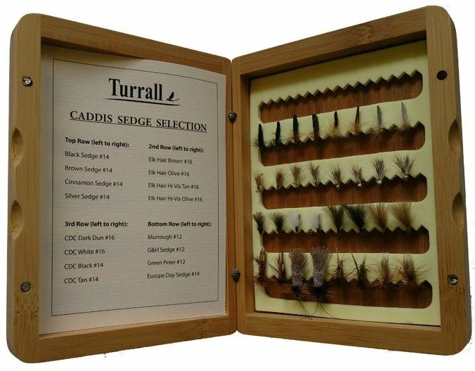 Turrall Presentation Fly Set - Caddis/Sedge - Fly sets 1 Turrall Presentation Fly Set - Caddis/Sedge - Fly sets