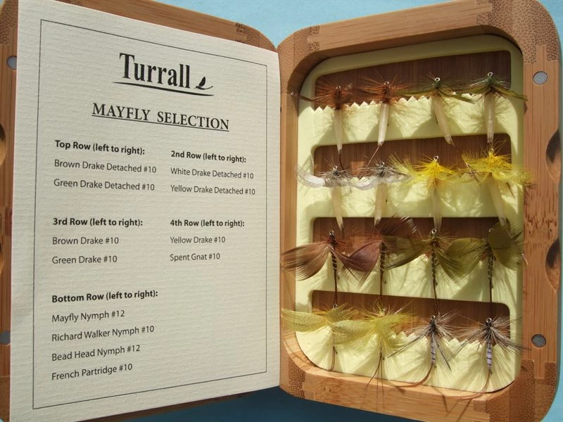 Turrall Presentation Fly Set - Mayflies - Fly sets 1 Turrall Presentation Fly Set - Mayflies - Fly sets