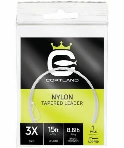 Cortland Nylon Tapered Leaders - Leaders & backing