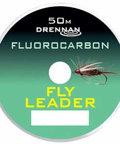 Drennan Fluorocarbon Fly Leader 50m - Leaders & backing
