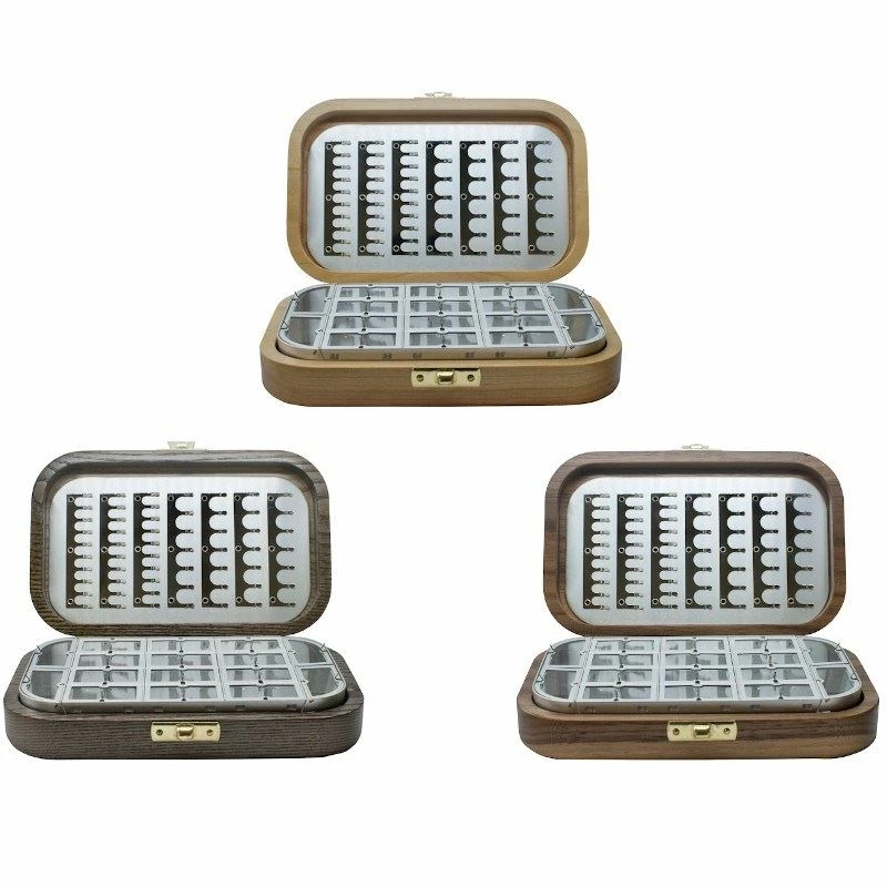 Richard Wheatley Wooden Fly Boxes - 1 Richard Wheatley Wooden Fly Boxes -