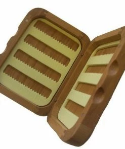 Turrall Bamboo Classic Fly Box (Medium) - Fly boxes