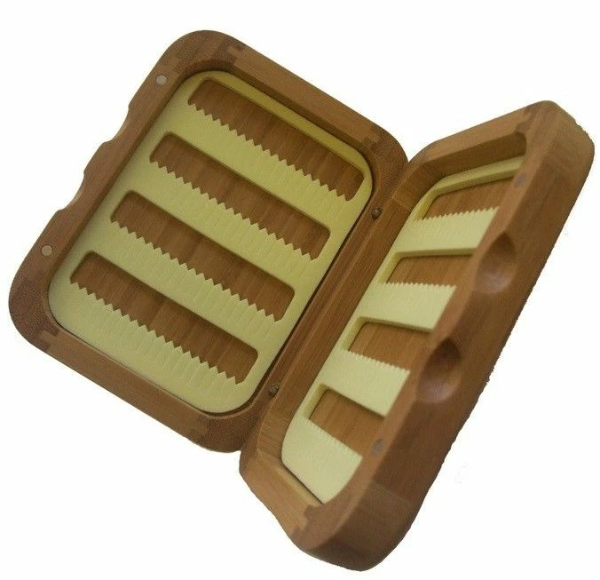 Turrall Bamboo Classic Fly Box (Medium) - Fly boxes 1 Turrall Bamboo Classic Fly Box (Medium) - Fly boxes
