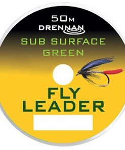 Drennan Subsurface Green Fly Leader 50m - Leaders & backing