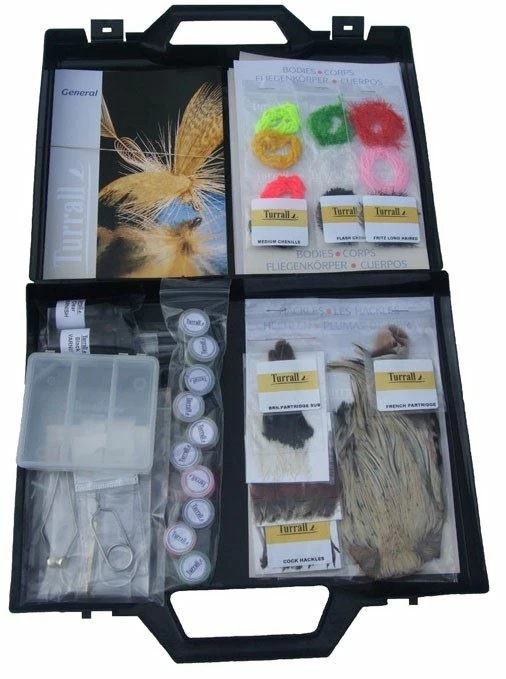 Turrall Premium Fresh Water Fly Tying Kit - Fly tying tools 1 Turrall Premium Fresh Water Fly Tying Kit - Fly tying tools